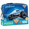 Eurographics: Monster Jam Puzzle & Lunch Box - Megalodon - 100-Piece Jigsaw & Insulated Zipper Bag - Shark-Themed Monster Truck Set, Licensed, Kids 5+